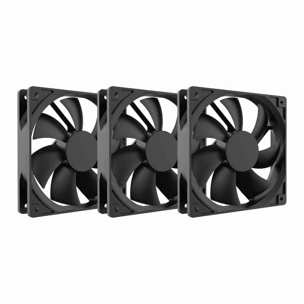 (image for) Akasa Smart Black 120mm PWM Fan Triple Pack